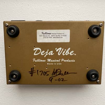 Fulltone Vintage Deja Vibe Gold 230V Version image 2