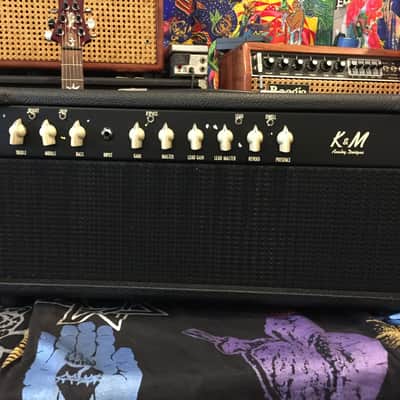 EXTREMELY RARE! Original K&M Analog Designs (PRE-TWO ROCK) Only 3 SUPERNATURAL TONE AMPLIFIERS in Existence with Carlos Santana Specifications 100 Watts
April of 2000
Black TELEX Exterior image 1