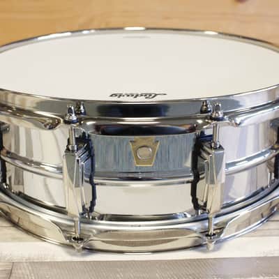 Ludwig LB400BN 14x5" Chrome over Brass Nickel Hardware image 8