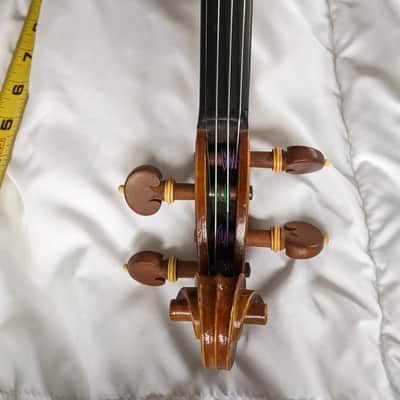Amati high end copy 7/8 size violin sweet sound pro setup w. case image 8