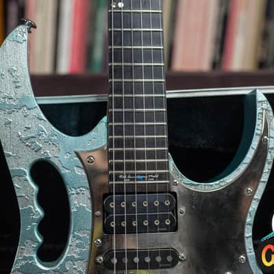Ibanez JEM90HAM Steve Vai Signature 1998 Blue-Green Metallic Texture -VIDEOSOON- imagen 14