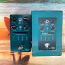 Flamma FS01 Drum Loop 2020 - Present - Teal with box, electric guitar effects, pedal looper
