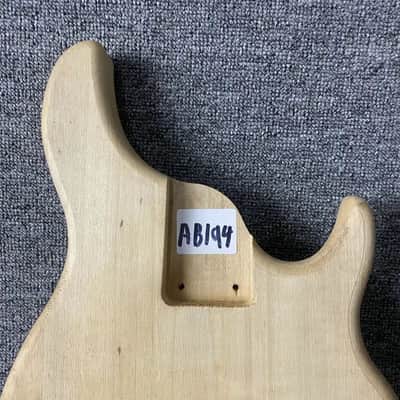 Solid Basswood 4 String StingRay Style Bass Body image 7