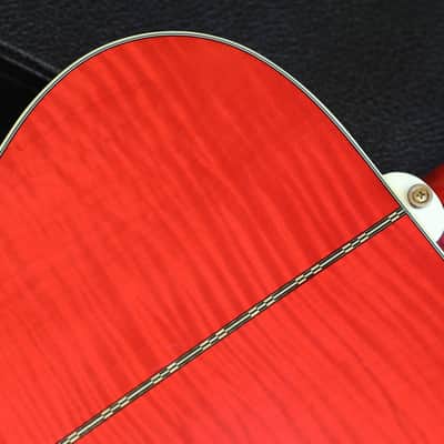 2015 Gibson SJ-200 Acoustic Guitar Trans Cherry Red + OHSC Owned By Lzzy Hale & Joe HottingerHalestorm image 14