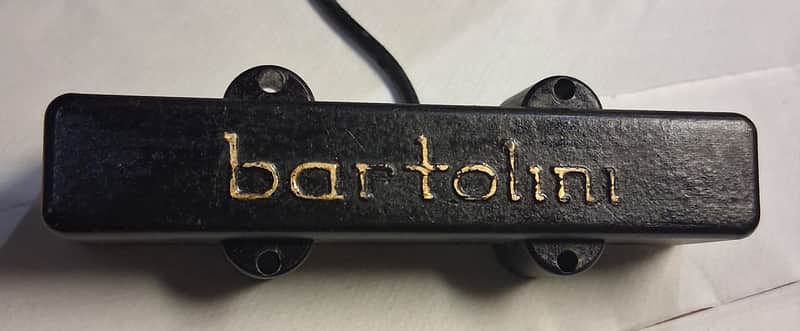 Bartolini 9JS-1 Bass 4-String J Bass 80s - Black image 1