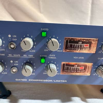 Orban Model 424A Stereo Gated Compressor / Limiter with De-Esser 1980s - Blue image 3