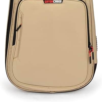Gator Cases ICON Series Premium Weather Resistant Gig Bag for Acoustic Guitars with TSA Luggage Lock-Friendly Zipper Pulls; Khaki (G-ICONDREAD-KHK image 1