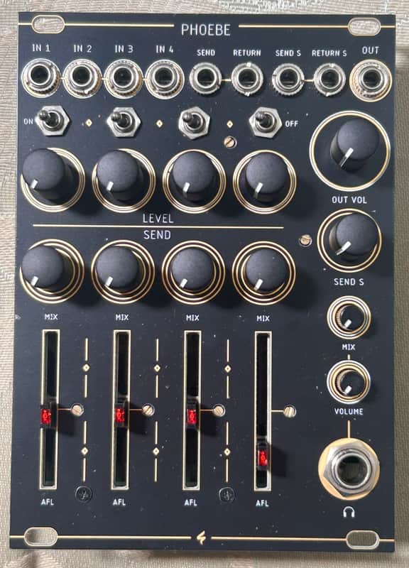 ST Modular PHOEBE - 4 CHANNEL AFL MIXER w/2 SEND-RETURNS image 1