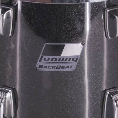 Ludwig BackBeat 10" x 8" Rack Tom Drum – Black Sparkle – Mint image 4