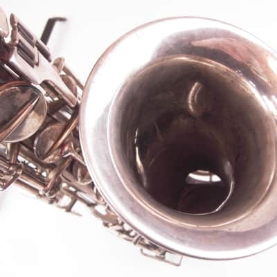 Seltenes Vintage Diamond Eb Altsaxophon Sax Alt Polster neu rare alto sax new pads versilbert image 10
