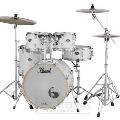 Pearl Export EXX705NP 5pc Drum Set Drum Set Pure White image 1