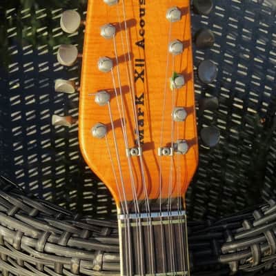 Vox Mark XII “Teardrop” 12-string 1968 3-Tone Burst image 5