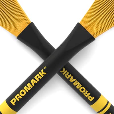 Promark Light Nylon Brushes 5B - Yellow image 3