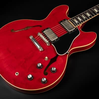 2014 Gibson Custom Shop 50th Anniversary '63 ES-335TDC VOS - Faded Cherry | USA Memphis 1963 Reissue Block Inlays 3.56kg | CoA OHSC image 6