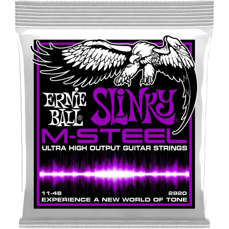 Ernie Ball 2920 M-Steel Power Slinky Electric Guitar Strings image 1