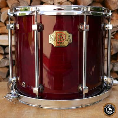 Immagine Premier SIGNIA Maple Tom Floor Tom 14" x 12" Cherry Wood UK Made - 4