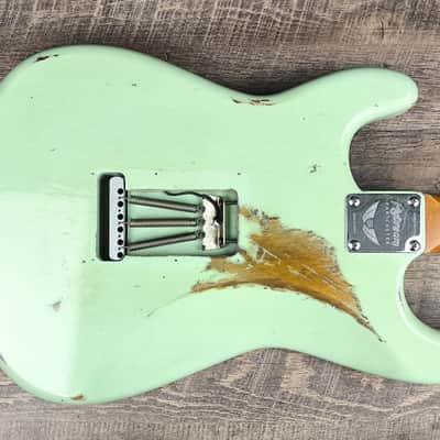 MyDream Stratocaster Custom Built -Surf Green over Sunburst Dreamsongs image 9