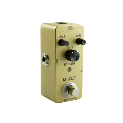 Pure Booster 2-Band EQ Guitar Effect Pedal with Footswitch Topper image 2