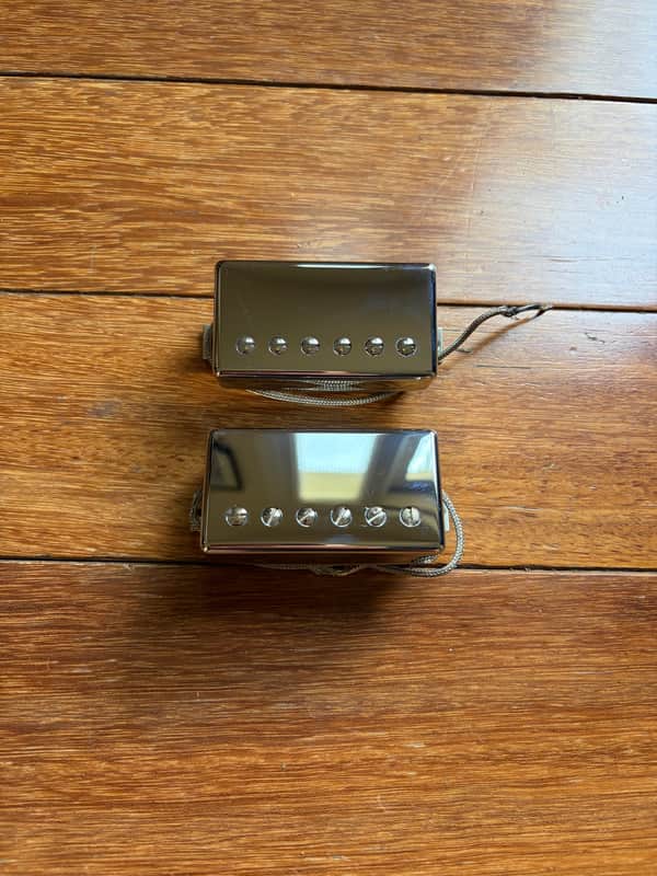2006 Gibson Burstbucker Pro Humbucker Pickup Set - Nickel image 1