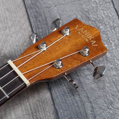 Lanikai MAS-CET All Solid Mahogant Tenor ‘Electo-Cutaway’ Including Styrofoam Case image 14