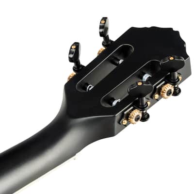 Ortega RTPS-U-SBK-L TourPlayer Series Spruce Top Mahogany Neck 4-String Tenor Electric Ukulele w/Gig Bag For Left Hand Player image 14