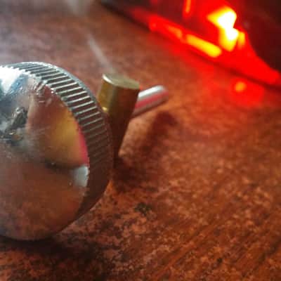 VINTAGE Slingerland Internal Damper Mute Muffler TONE CONTROL KNOB Screw W/ Brass Nut NO TARIFF image 4