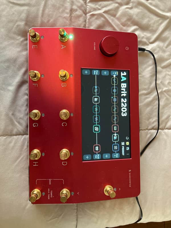 Neural DSP Quad Cortex in Limited Edition Red and Gold - Price