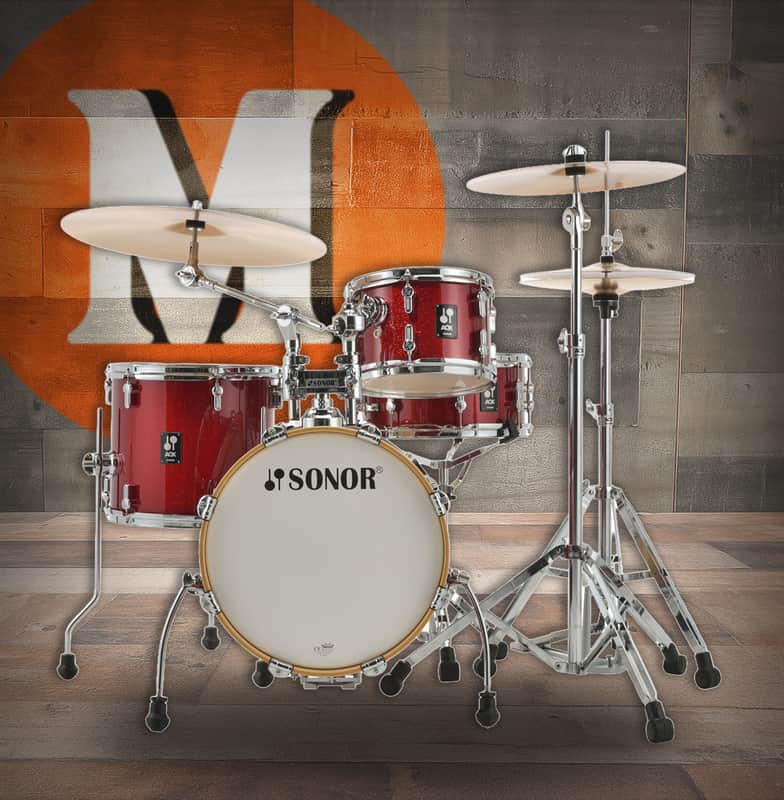 Sonor AQX Jungle Set - Red Moon Sparkle (AQX-JUNGLEWMRMS) image 1