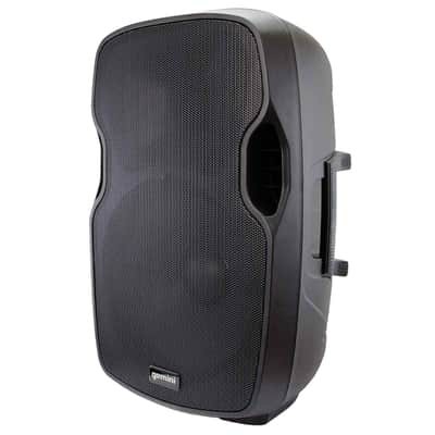 Gemini AS-2115BT 15" Powered/Active DJ PA Speaker Pair + Cables + Stands image 2