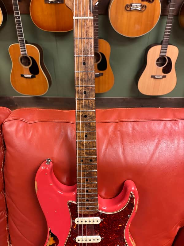 2017 LsL Instruments Saticoy Nacho Red over Three Tone Sunburst