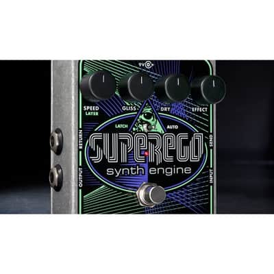 Electro-Harmonix Superego 140mA Synth Engine Pedal with Latch Mode for Sound Stacking, Includes Power Adapter image 6