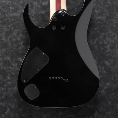 Ibanez RGIXL7-BKF Iron Label RG Electric Guitar 7-String - Black Flat image 4