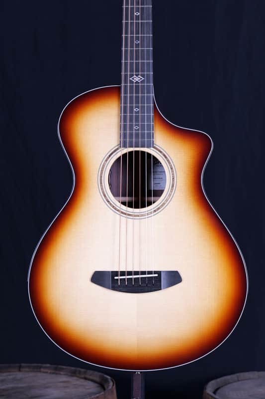 Breedlove Premier Parlor Concertina CE Adirondack Spruce / East Indian Rosewood - Burnt Amber image 1
