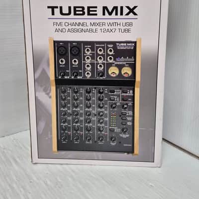 ART TUBEMIX 5-Channel Mixer with USB Interface and Assignable 12AX7 Tube 2018 - Present - Black image 22
