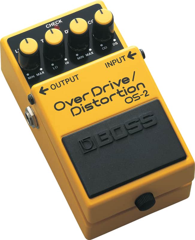 Boss OS-2 Overdrive and Distortion Guitar Effect Pedal image 1
