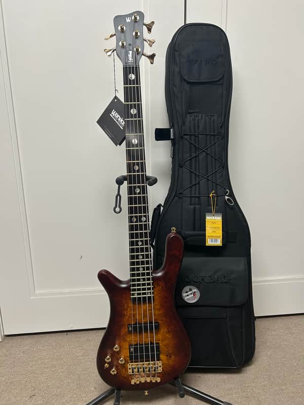Warwick Teambuilt Streamer LX Limited Edition 2025 5-string Bass Guitar LEFT HANDED - Honey Sunset Burst image 1