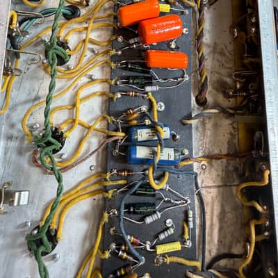 Fender Bassman 2-Channel 50-Watt Guitar Amp Head  1966 - Black Panel image 9