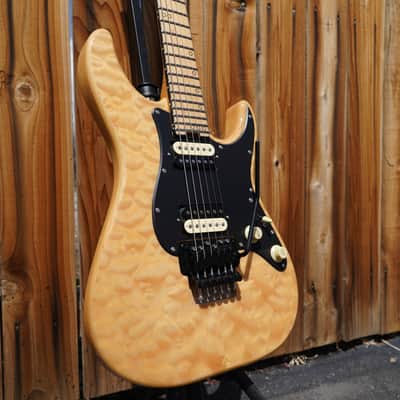 Schecter Diamond Series PROTOTYPE SVSS Exotic-FR - Natural/Quilt Top 6-String Electric Guitar (2023) image 6