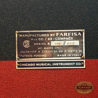 Farfisa Compact Organ CC23 61-Key - Local Pickup Only in Milwaukee, WI image 19