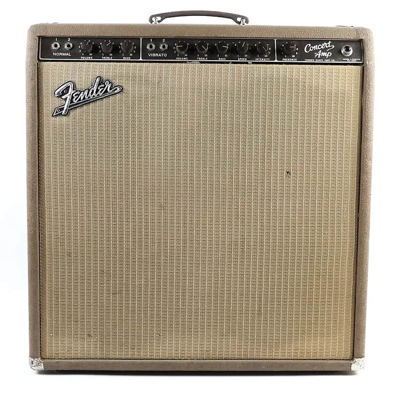 Fender Concert 6G12 Brownface 40-Watt 4x10" Guitar Combo 1960 image 1