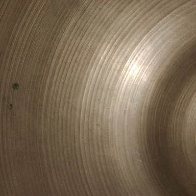 Zildjian 14" A. Zildjian Transition Stamp - small stamp Hi-Hat Cymbals (Pair)  1950s- Traditional image 18
