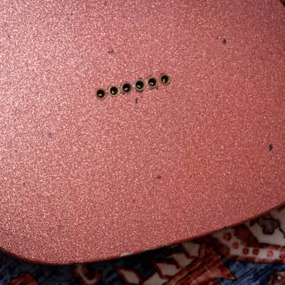 FENDER USA Custom Shop Ltd '61 Reissue Telecaster Relic "Champagne Sparkle + Rosewood" (2022) image 20