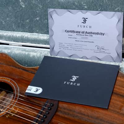 Furch Rainbow OMc-DW Custom Sinker Redwood / Black Walnut image 11