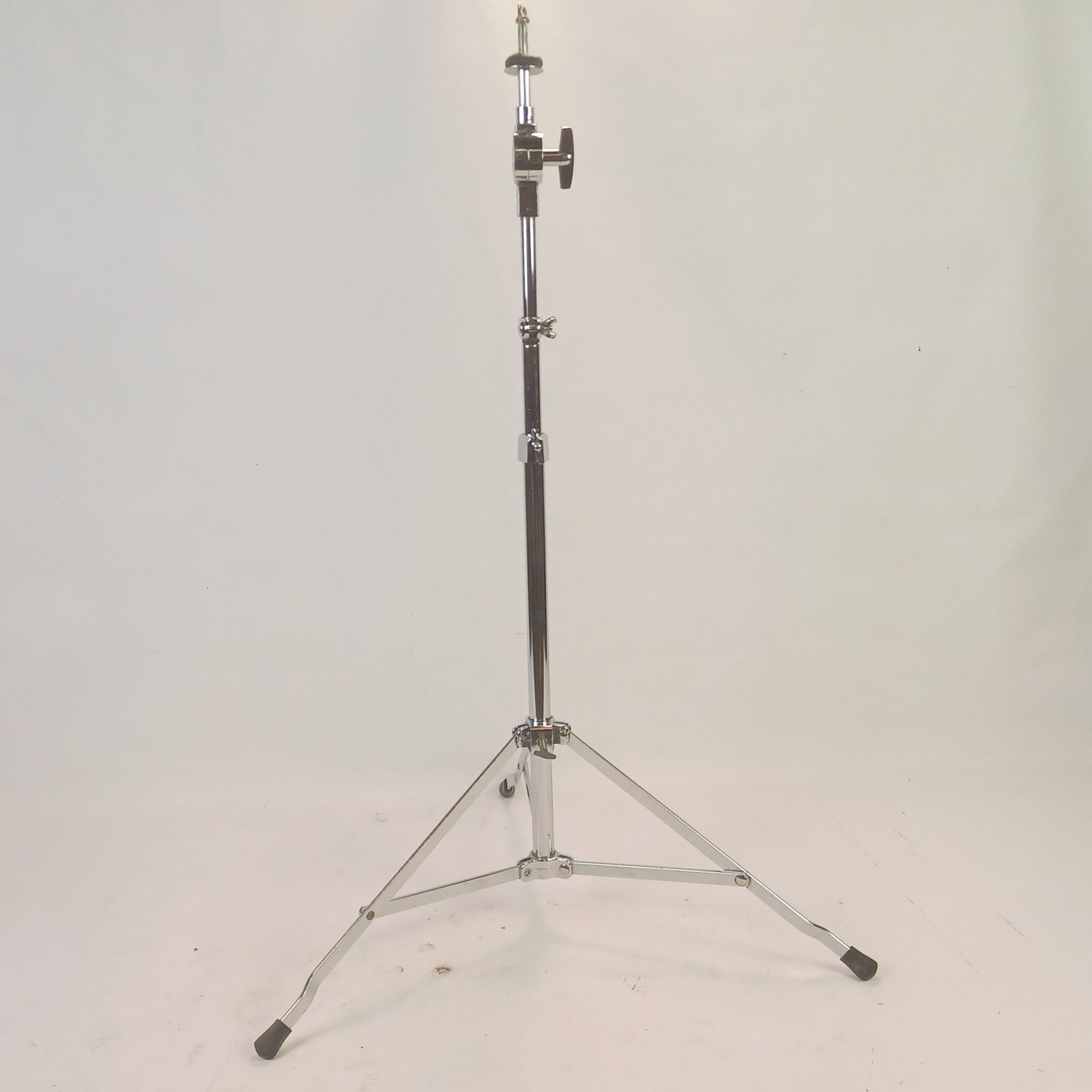Ludwig Atlas Cymbal Stand #1402 Tripod Vintage 60-70s Chrome Crash/Ride Classic — main photograph