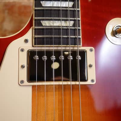2021 Left Handed Gibson Les Paul Standard 50s - Heritage Cherry Sunburst image 8