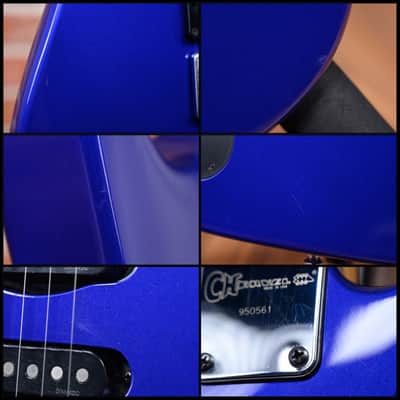 Charvel USA San Dimas Standard Series Sapphire Blue 1995 w/Hardshell Case image 12