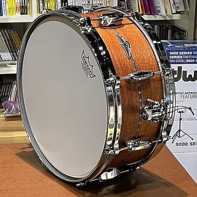 Tama TLH146S-OMH / STAR Solid Mahogany Snare Drum 14"x6" image 8