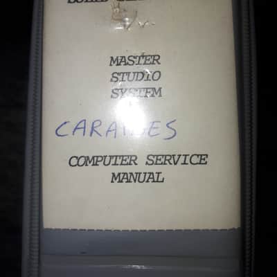 Service Mamual for Solid State Logic Master Studio System Computer 1982-85 image 1