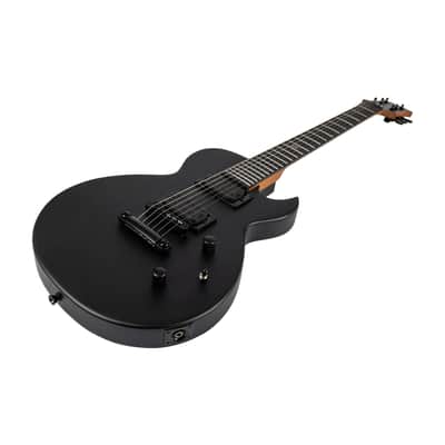 Spira L-400 MBK  400 Series Single Cutaway Roasted Poplar Body Canadian Roasted Maple Neck 6-String Electric Guitar image 5