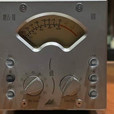 Martech MSS-10 Single Channel Mic Pre 2010s - Silver image 6